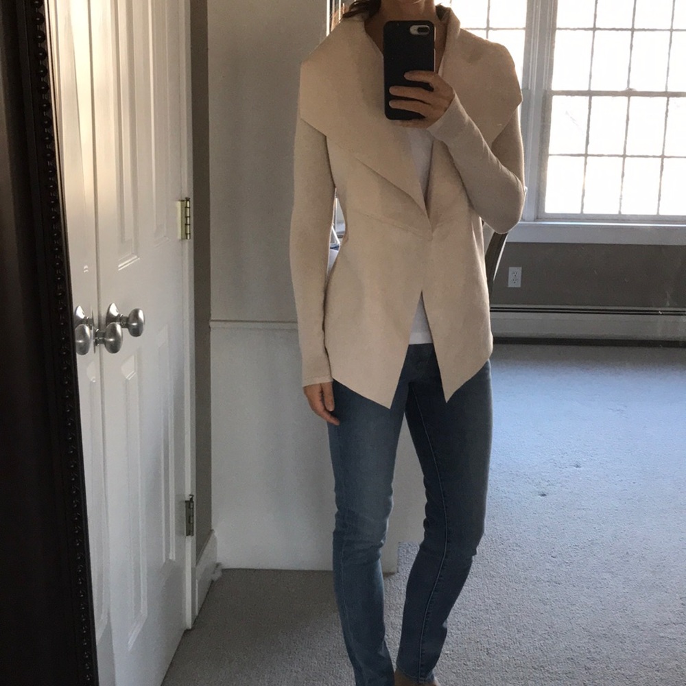 Cute Faux Suede Jacket Size S